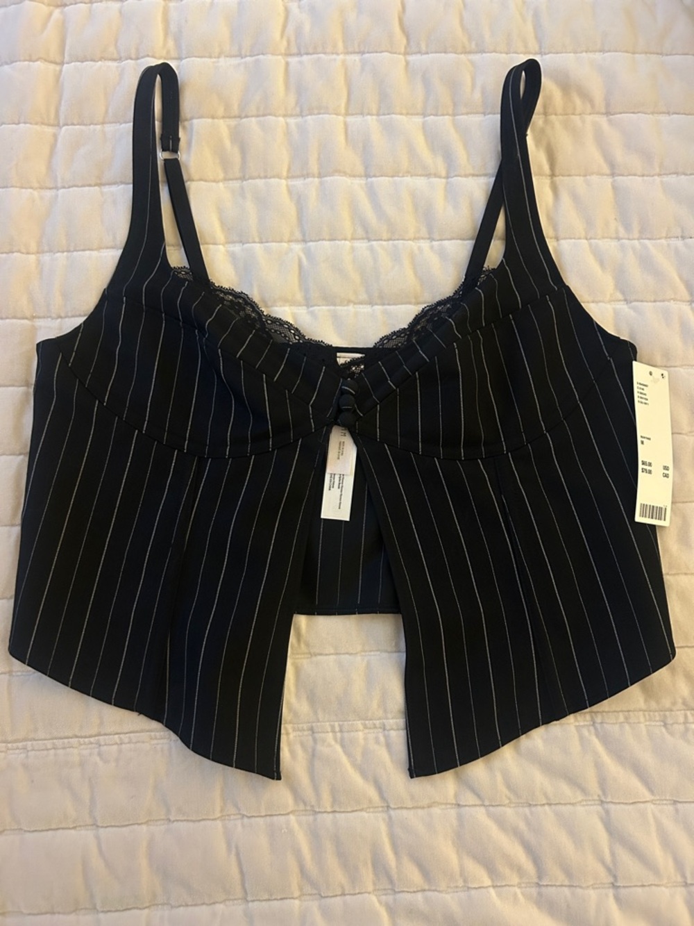 Corset Tank Top sz M